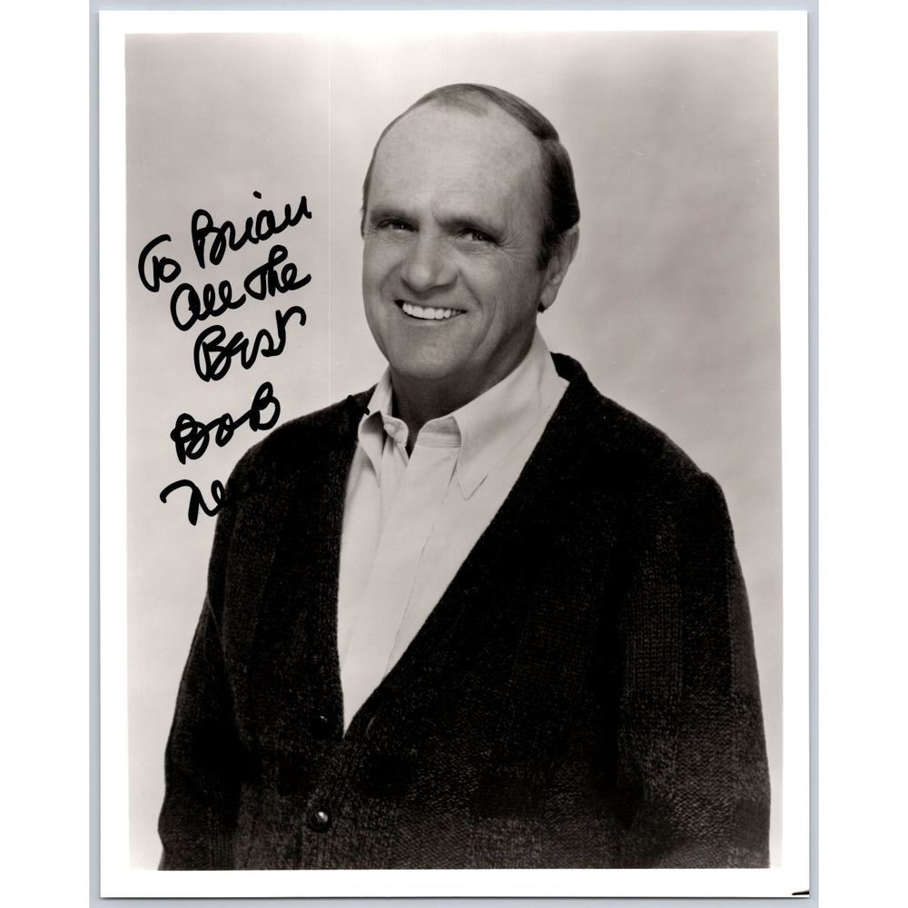 Bob Newhart Autographed Photo Black White Inscribed Comedian Actor 8x10